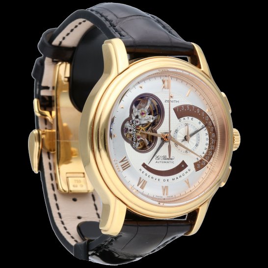 IMG_9081 Zenith Mens watch Unisex Automatic Rose gold 18.1260.4023 01.C505 Replica 7
