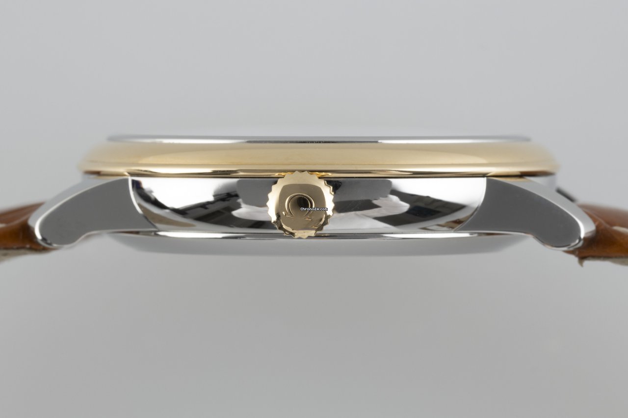 IMG_9081 Omega De Ville Prestige Mens watch Unisex Automatic Gold Steel 424.23.40.20.02.001 Replica 7