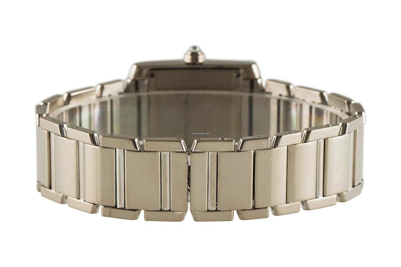 Cartier Tank Francaise Womens watch Quartz White gold 2491 Replica 7