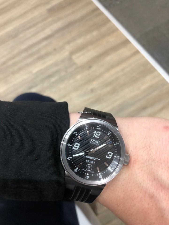 IMG_9081 Oris Williams F1 Mens watch Unisex Automatic Steel 7560 Replica 7