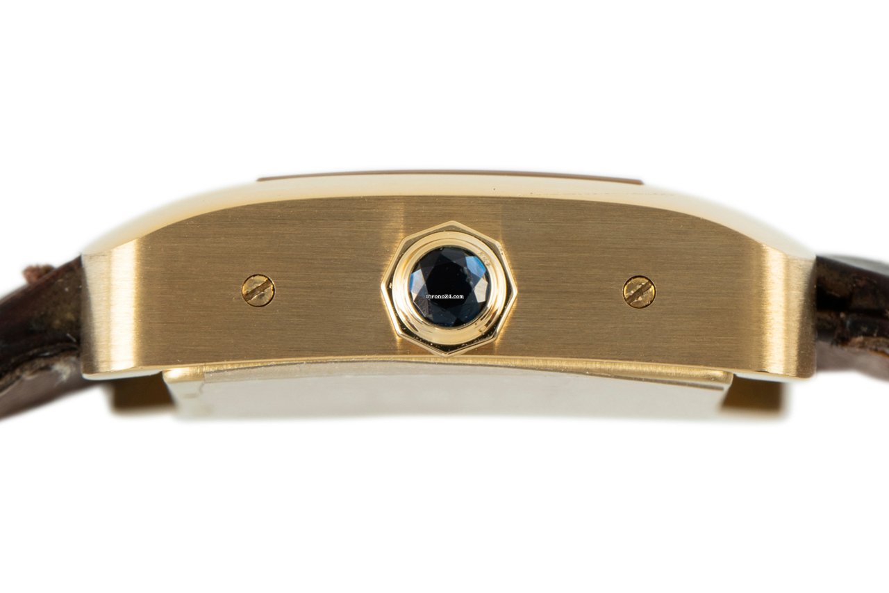IMG_9081 Cartier Tank Divan Mens watch Unisex Automatic Yellow gold 2603 Replica 7