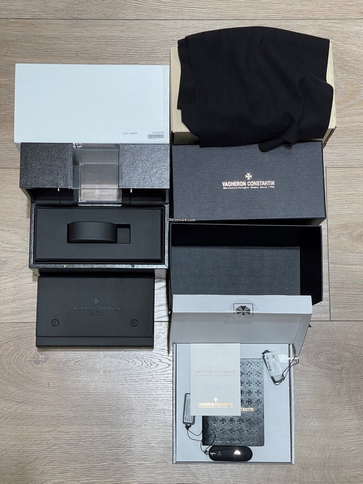 IMG_9081 Vacheron Constantin Overseas Chronograph Mens watch Unisex Automatic Rose gold 49150 000R-9338 Replica 7