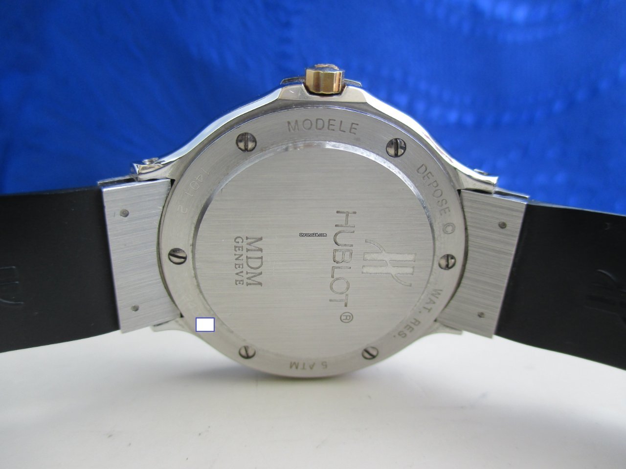 IMG_9081 Hublot Classic Mens watch Unisex Quartz Gold Steel 1401.2 Replica 7