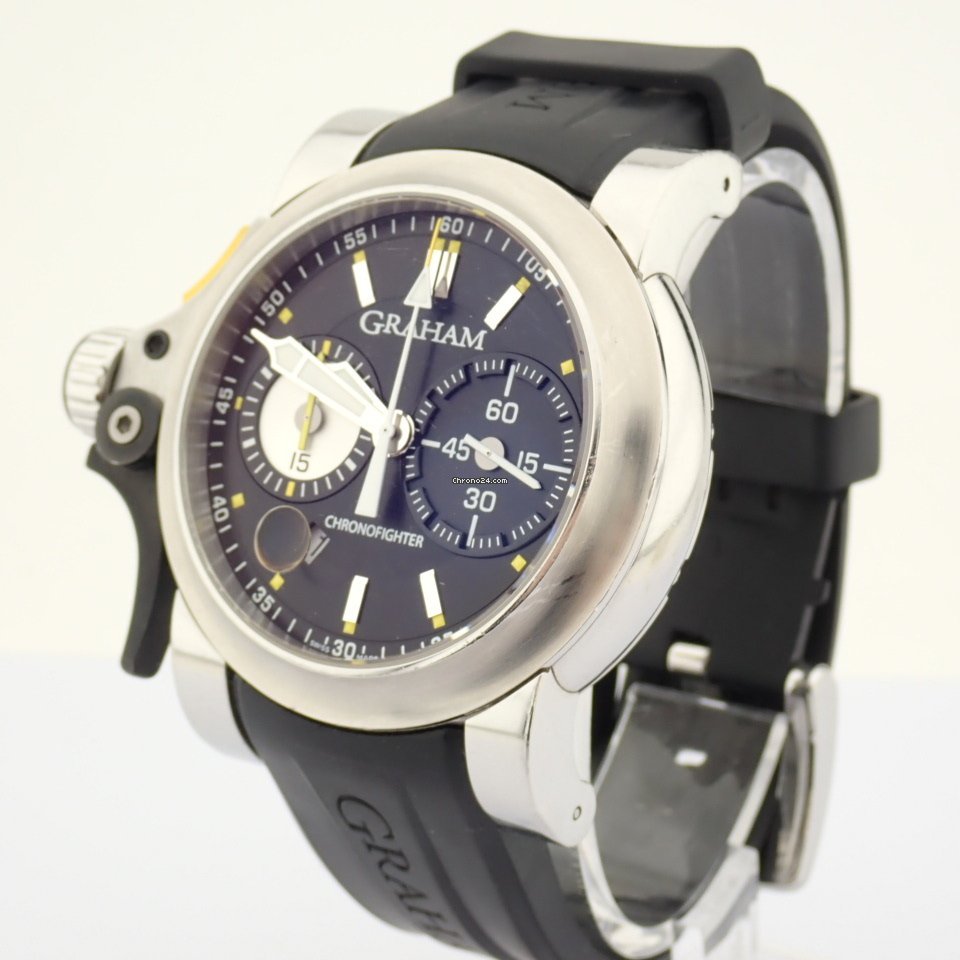 IMG_9081 Graham Chronofighter R.A.C. Mens watch Unisex Automatic Steel 2TRAS.B01A Replica 7