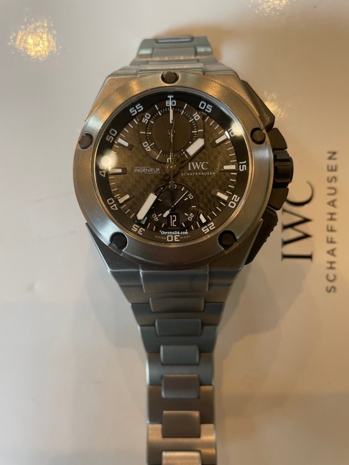 IWC Ingenieur Chronograph Mens watch Unisex Automatic Titanium IW379602 Replica 7