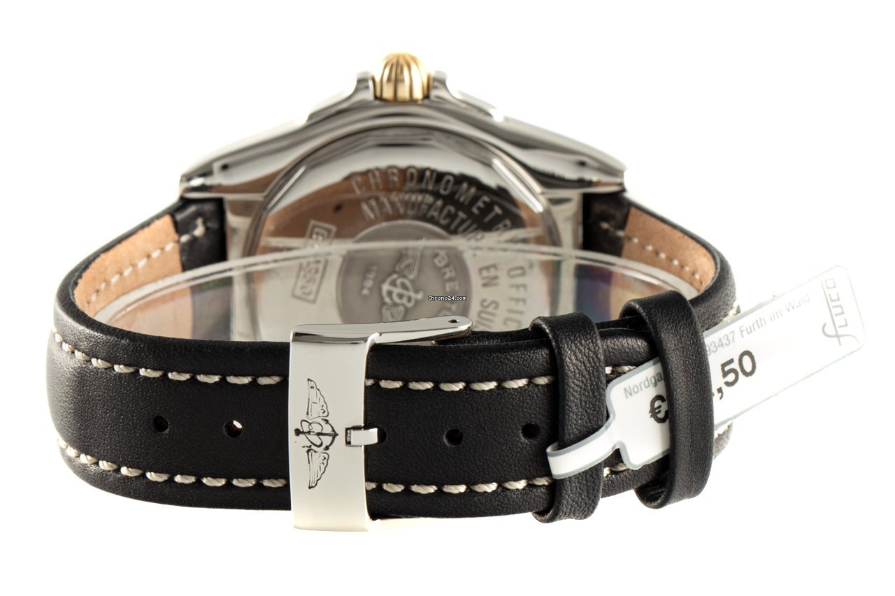 Breitling Galactic 41 Mens watch Unisex Automatic Gold Steel B49350 Replica 7