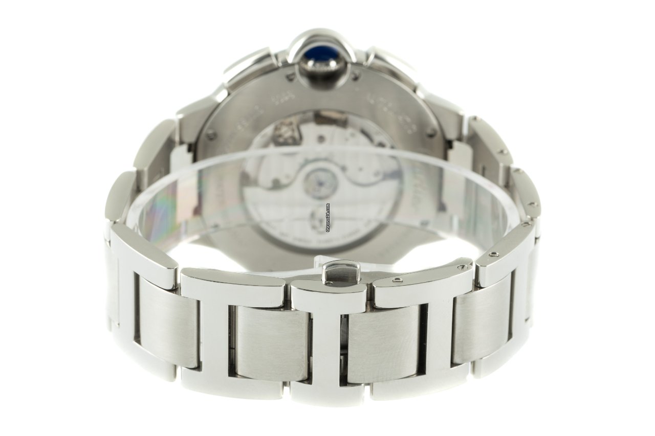 IMG_9081 Cartier Ballon Bleu Mens watch Unisex Automatic Steel 3109 Replica 7