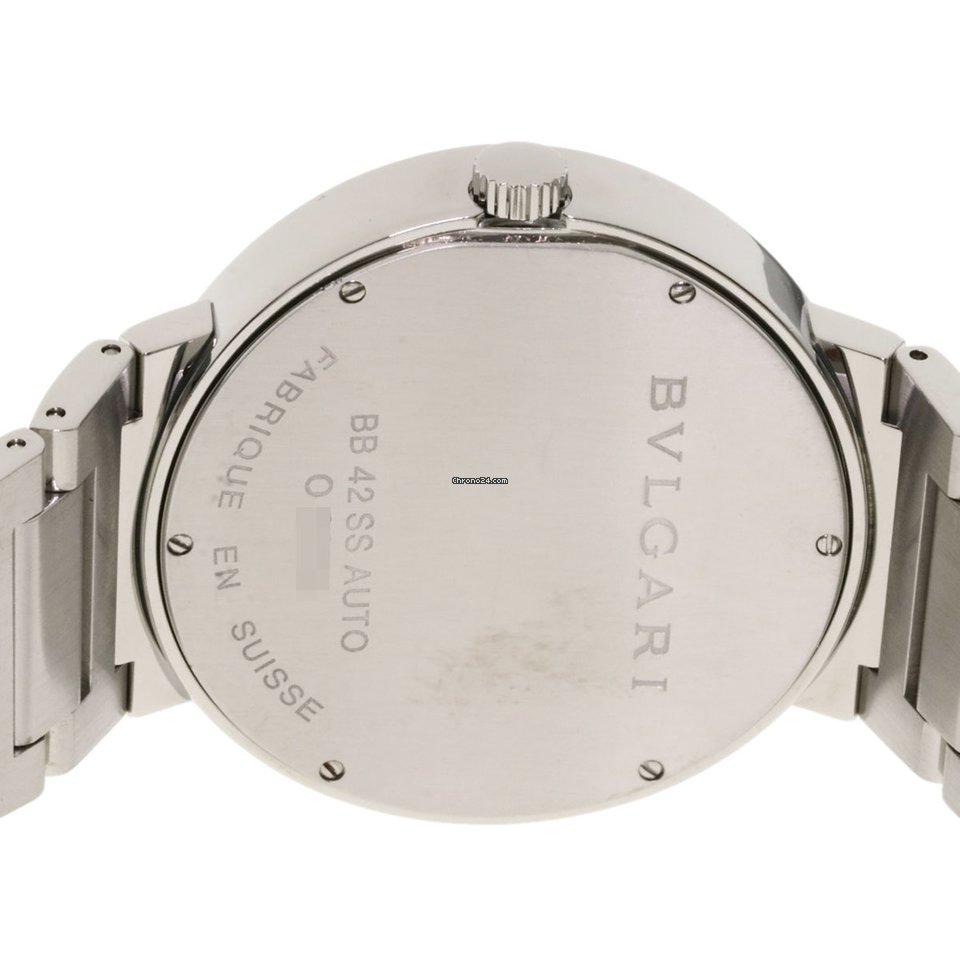 IMG_9081 Bulgari Bulgari Mens watch Unisex Automatic Steel BB42WSSD N Replica 7