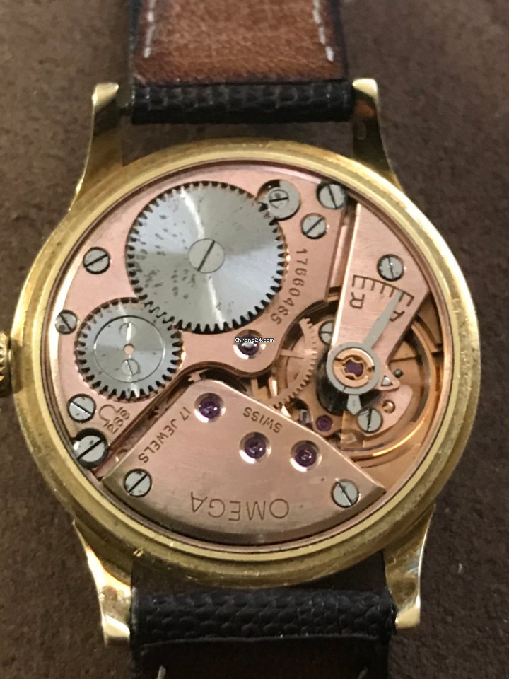 Omega Mens watch Unisex Manual winding Yellow gold 14707 Replica 7