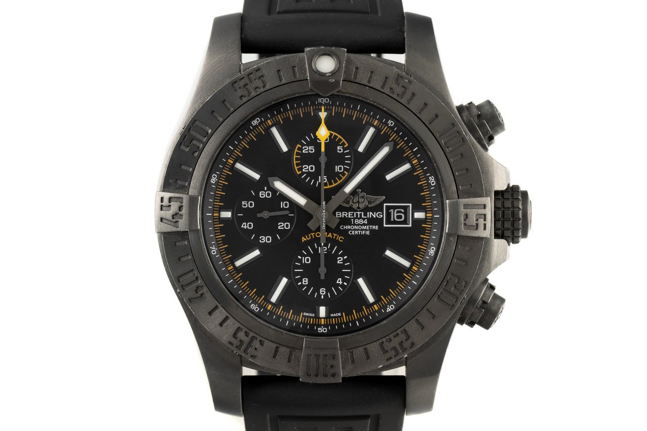 IMG_9081 Breitling Super Avenger II Mens watch Unisex Automatic Steel M13371 Replica 7