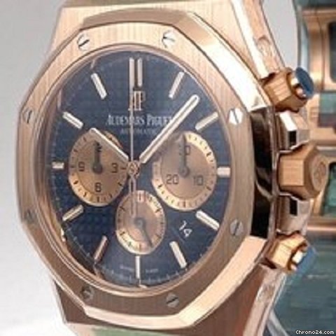 Audemars Piguet Royal Oak Chronograph Mens watch Unisex Automatic Rose gold 26331OR.OO.1220OR.01 Replica 7