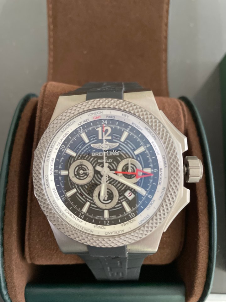 Breitling Bentley B04 GMT Mens watch Unisex Automatic Titanium EB043210 M533 Replica 7