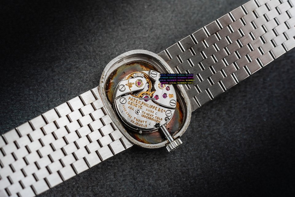 IMG_9081 Patek Philippe Golden Ellipse Womens watch Manual winding White gold 3373 1 Replica 7
