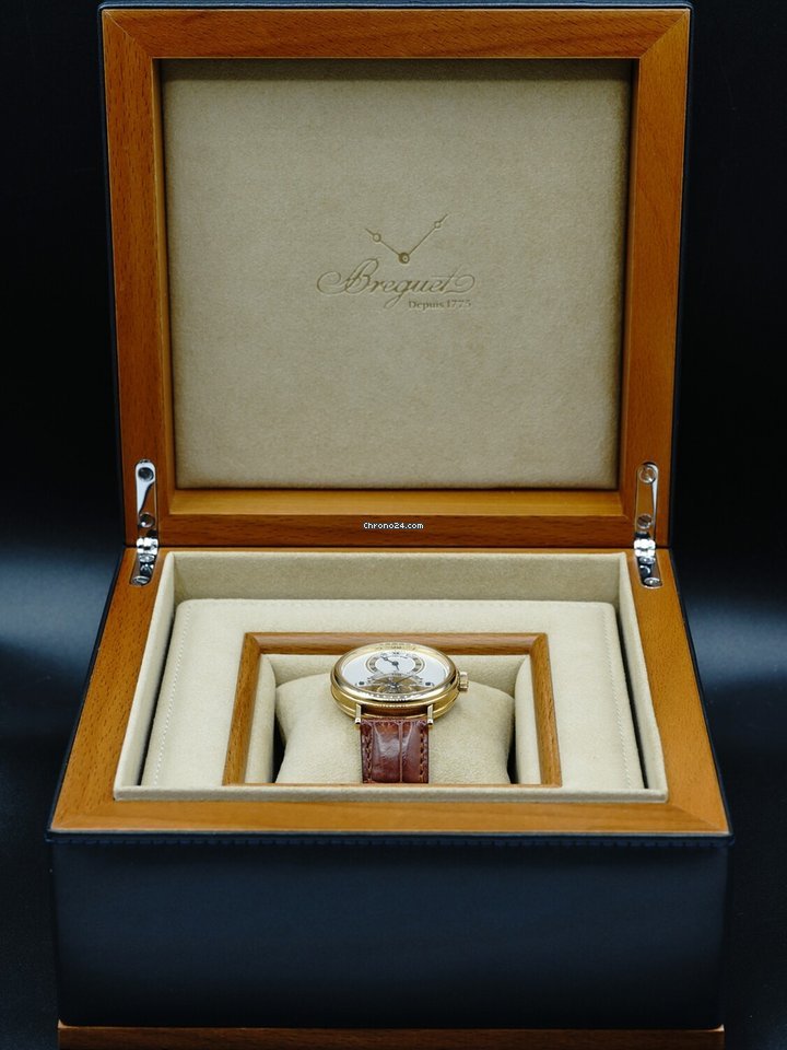 IMG_9081 Breguet Classique Complications Mens watch Unisex Manual winding Yellow gold 3357BA Replica 7