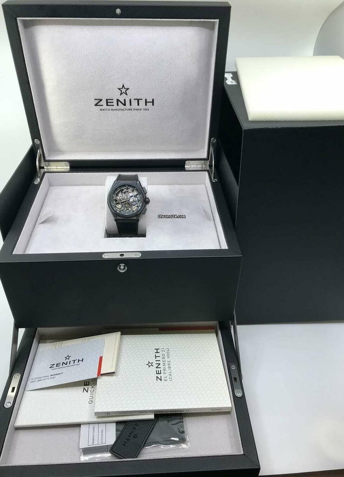 IMG_9081 Zenith Defy El Primero Mens watch Unisex Automatic Ceramic 21 49.9000.9004 78.R582 Replica 7