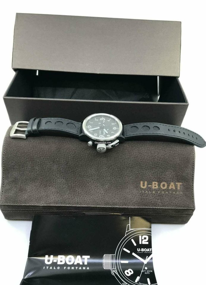 IMG_9081 U-Boat Flightdeck Mens watch Unisex Automatic Steel 6120 Replica 7