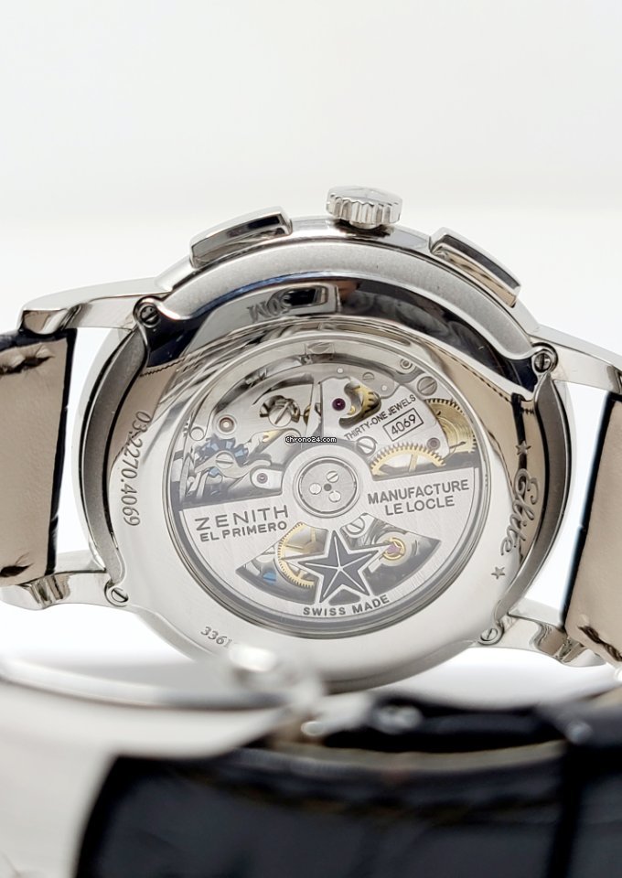 Zenith Elite Chronograph Classic Mens watch Unisex Automatic Steel 03.2270.4069 01.C493 Replica 7