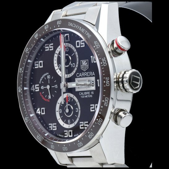 TAG Heuer Carrera Calibre 16 Mens watch Unisex Automatic Steel CV2A1S.BA0799 Replica 7