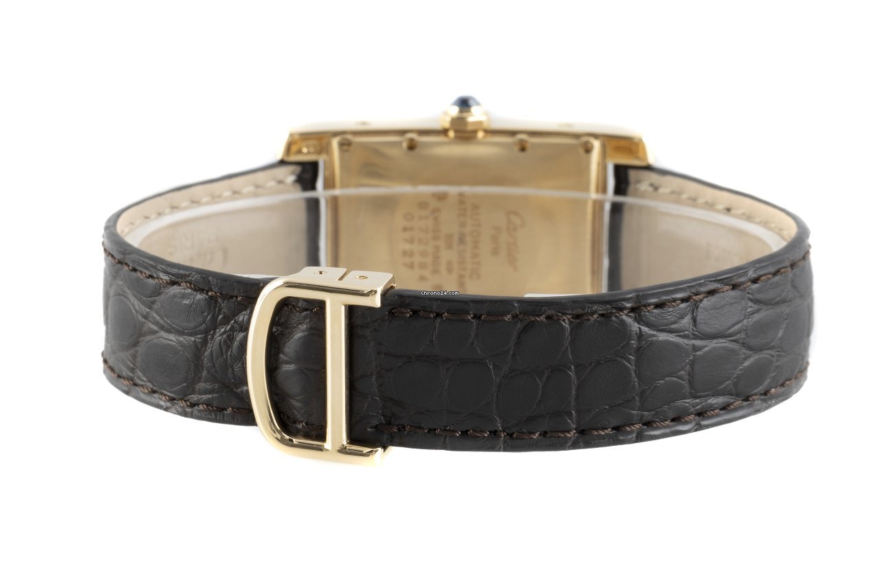 Cartier Tank Americaine Mens watch Unisex Automatic Yellow gold 8172984 Replica 7