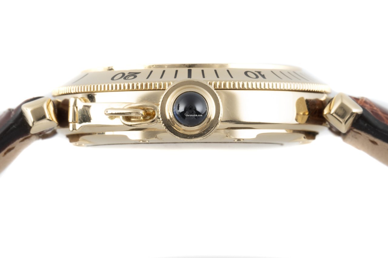 IMG_9081 Cartier Pasha C Mens watch Unisex Automatic Yellow gold 1035 Replica 7