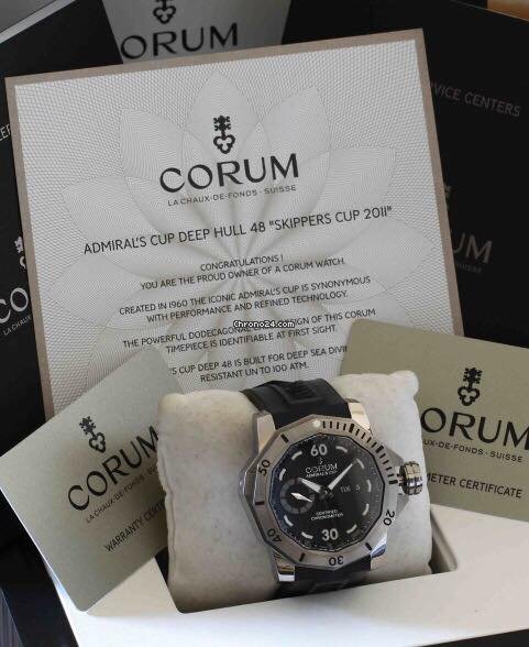 Corum Admirals Cup Seafender Deep Hull Mens watch Unisex Automatic Titanium 947.950.04 0371 AN12 Replica 7