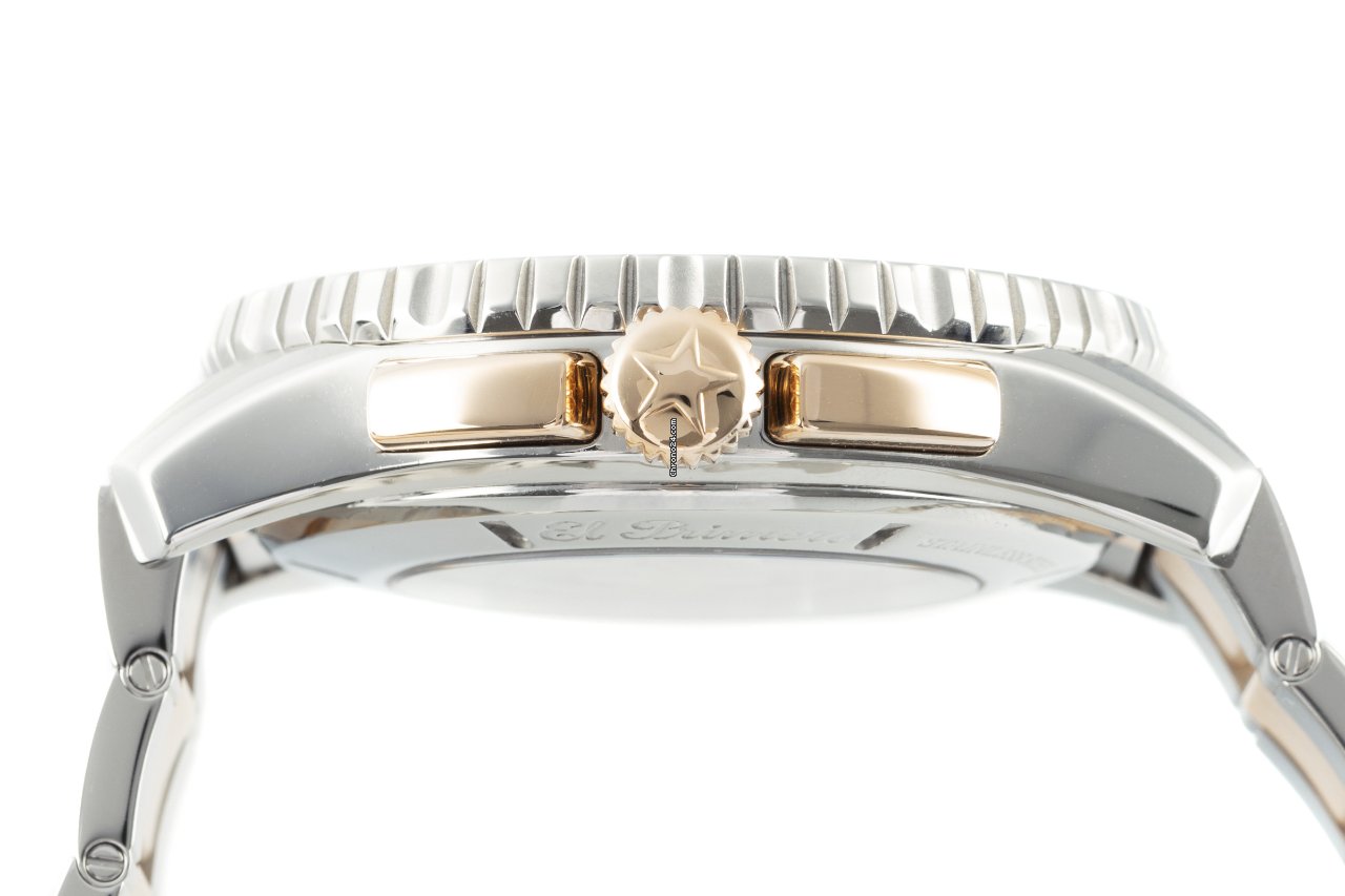 IMG_9081 Zenith El Primero Stratos Flyback Mens watch Unisex Automatic Gold Steel 51.2061.405 01.M2060 Replica 7