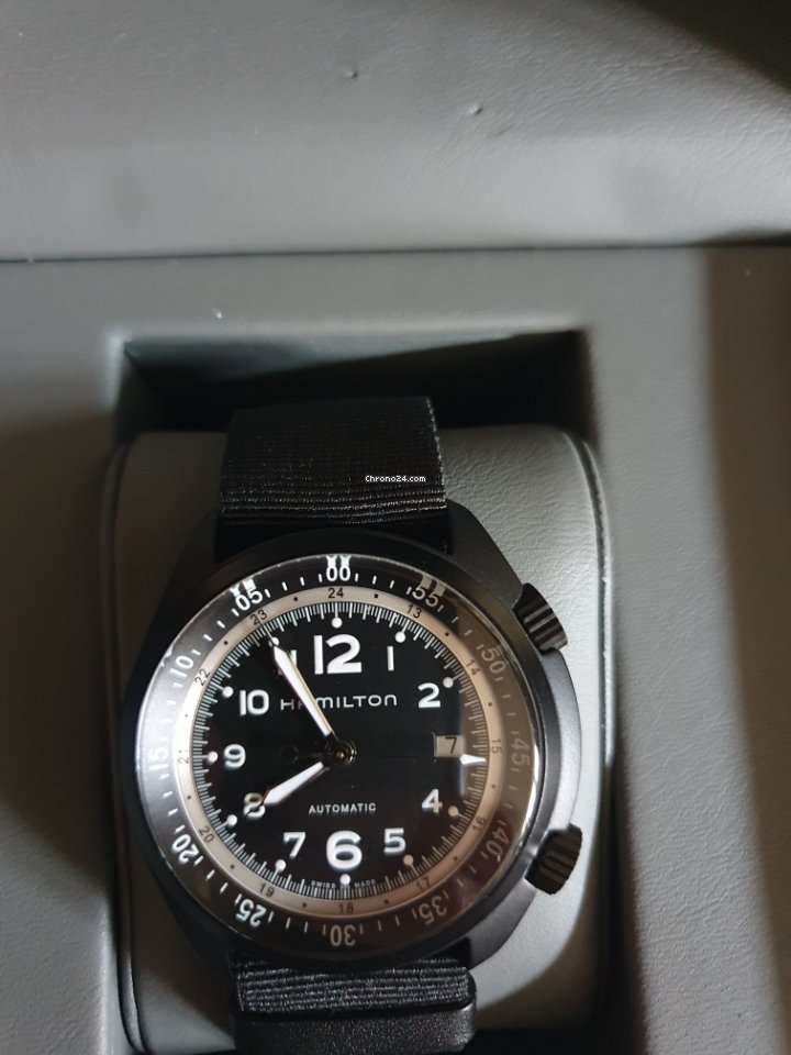 IMG_9081 Hamilton Khaki Pilot Pioneer Mens watch Unisex Automatic Aluminum H80485835 Replica 7