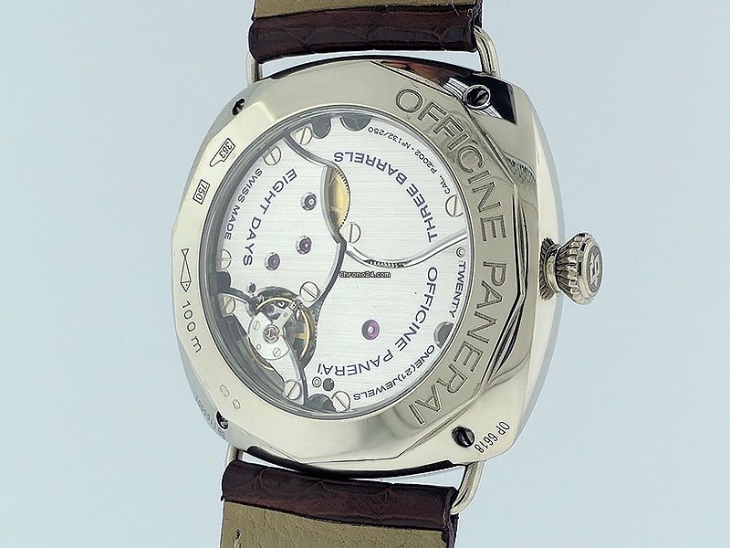 IMG_9081 Panerai Special Editions Mens watch Unisex Manual winding White gold PAM 00200 Replica 7