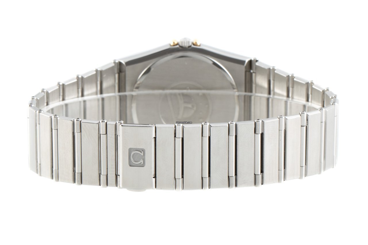 Omega Constellation Day-Date Mens watch Unisex Quartz Gold Steel 396.1070 Replica 7