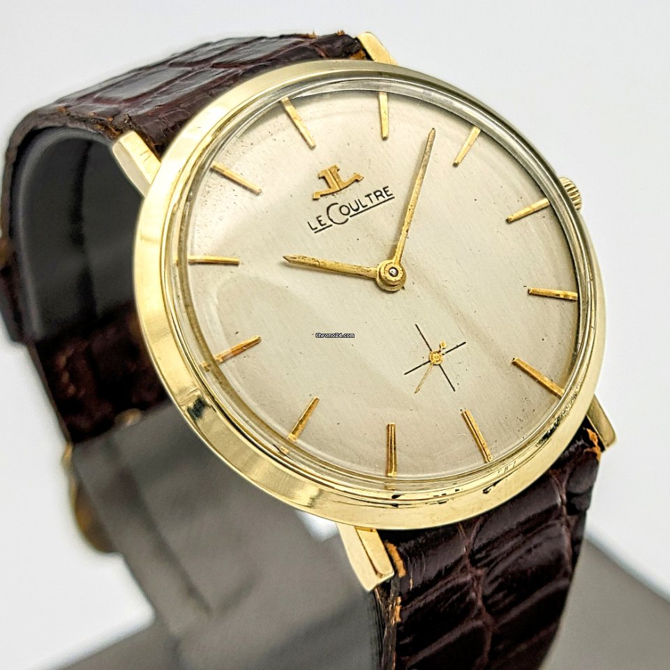 IMG_9081 Jaeger-LeCoultre Mens watch Unisex Manual winding Yellow gold LeCoultre 818 Replica 7