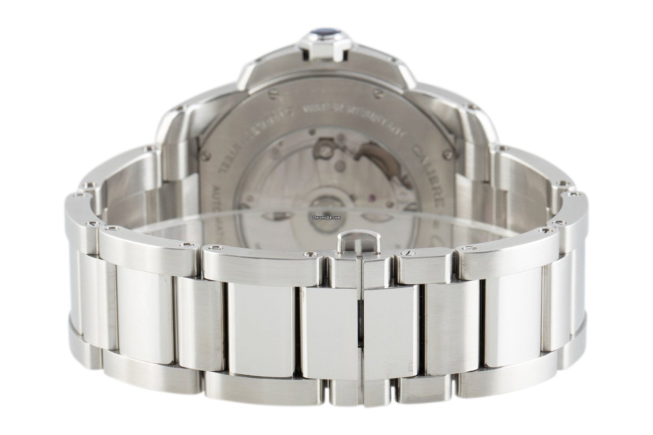 IMG_9081 Cartier Calibre de Cartier Mens watch Unisex Automatic Steel 3389 Replica 7