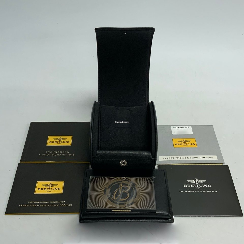 IMG_9081 Breitling Transocean Chronograph 1915 Mens watch Unisex Manual winding Steel AB141112 G799 Replica 7