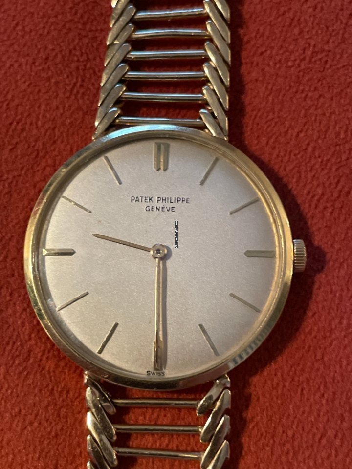 IMG_9081 Patek Philippe Calatrava Mens watch Unisex Manual winding Yellow gold 2599 Replica 7
