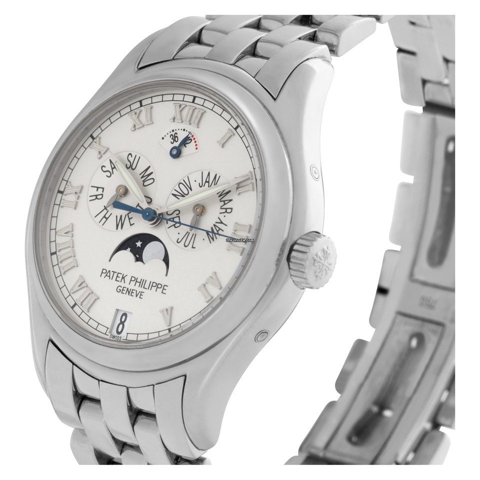Patek Philippe Annual Calendar Mens watch Unisex Automatic White gold 5036-1 Replica 7