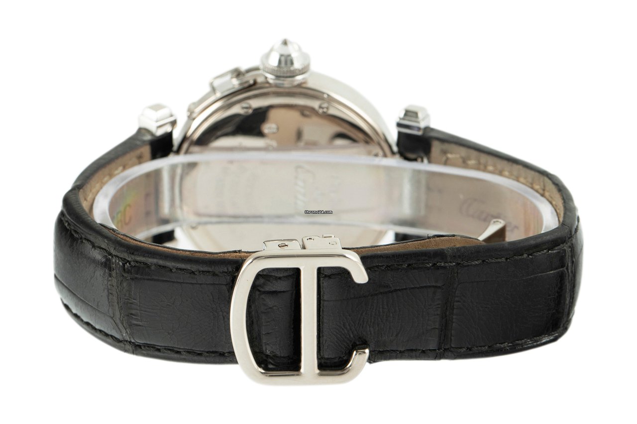 IMG_9081 Cartier Pasha Womens watch Quartz White gold 2813 Replica 7
