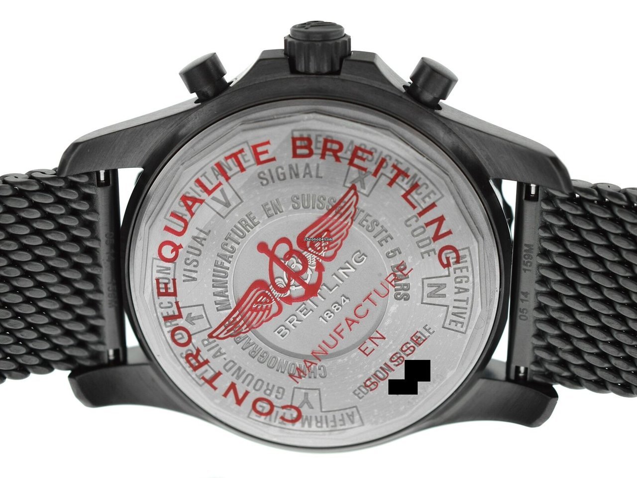 IMG_9081 Breitling Chronospace Military Mens watch Unisex Quartz Steel M7836622-BD39 Replica 7