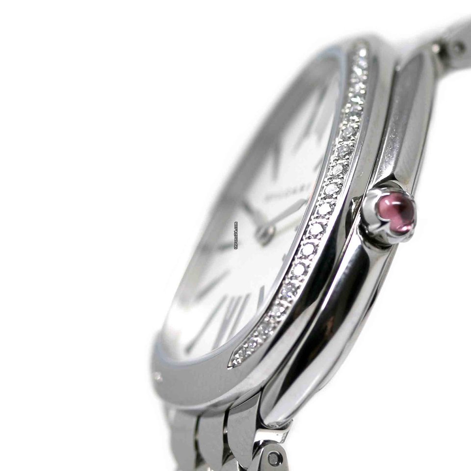 IMG_9081 Bulgari Serpenti Womens watch Quartz Steel 103361 Replica 7