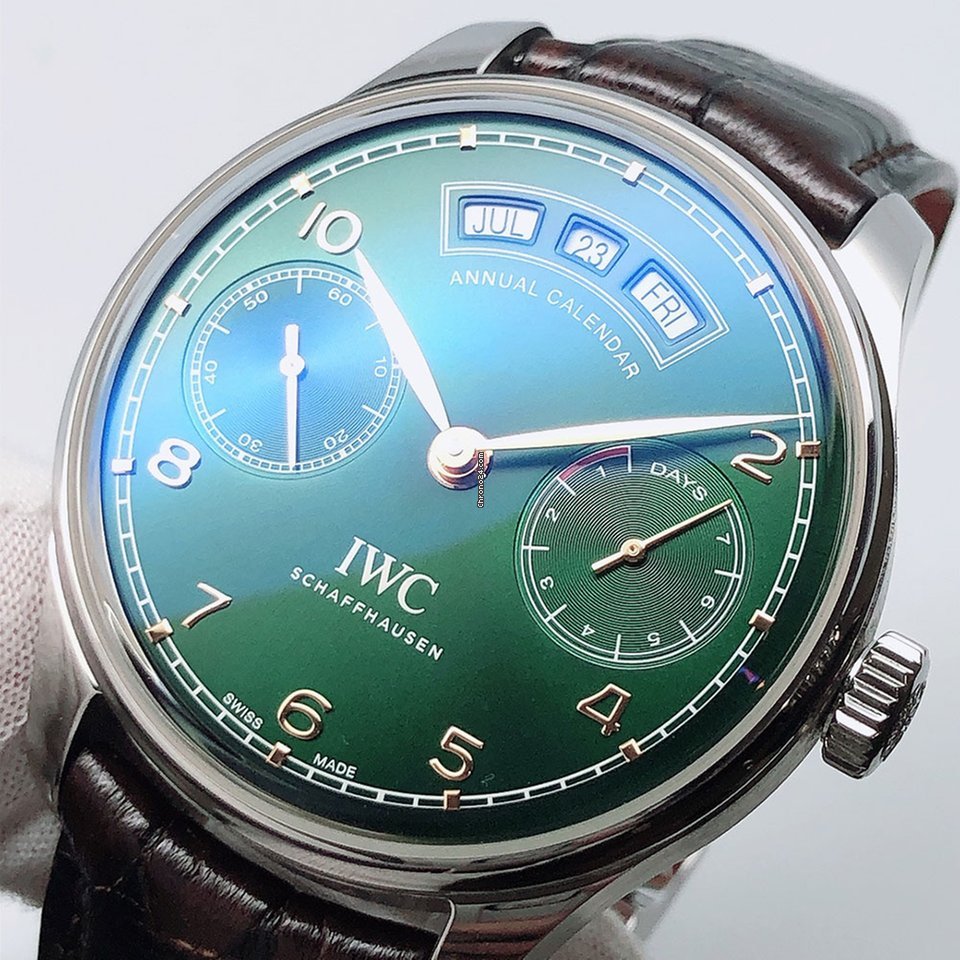 IMG_9081 IWC Portuguese Annual Calendar Mens watch Unisex Automatic Steel IW503510 Replica 7