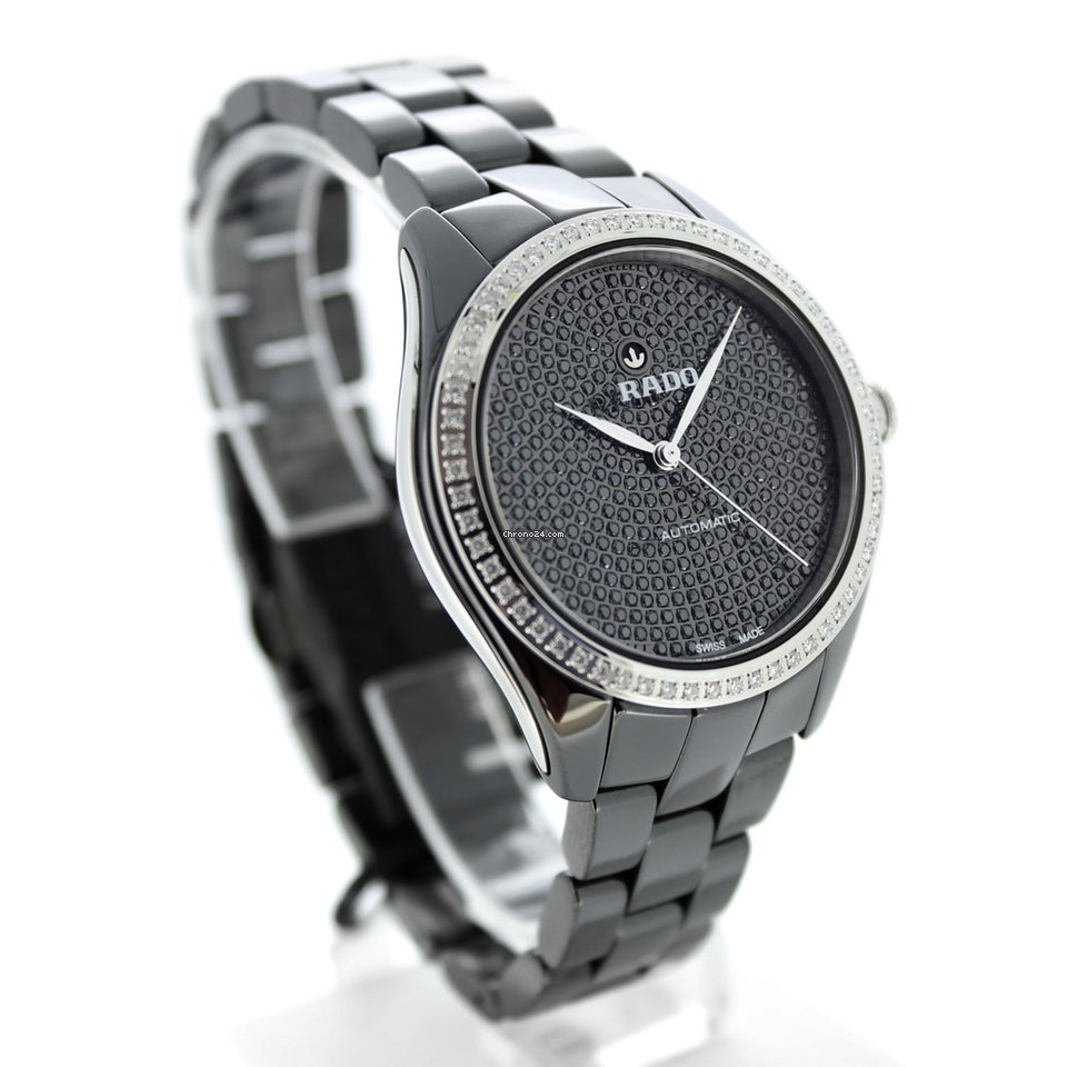 IMG_9081 Rado HyperChrome Diamonds Womens watch Automatic Ceramic R32482722 Replica 7