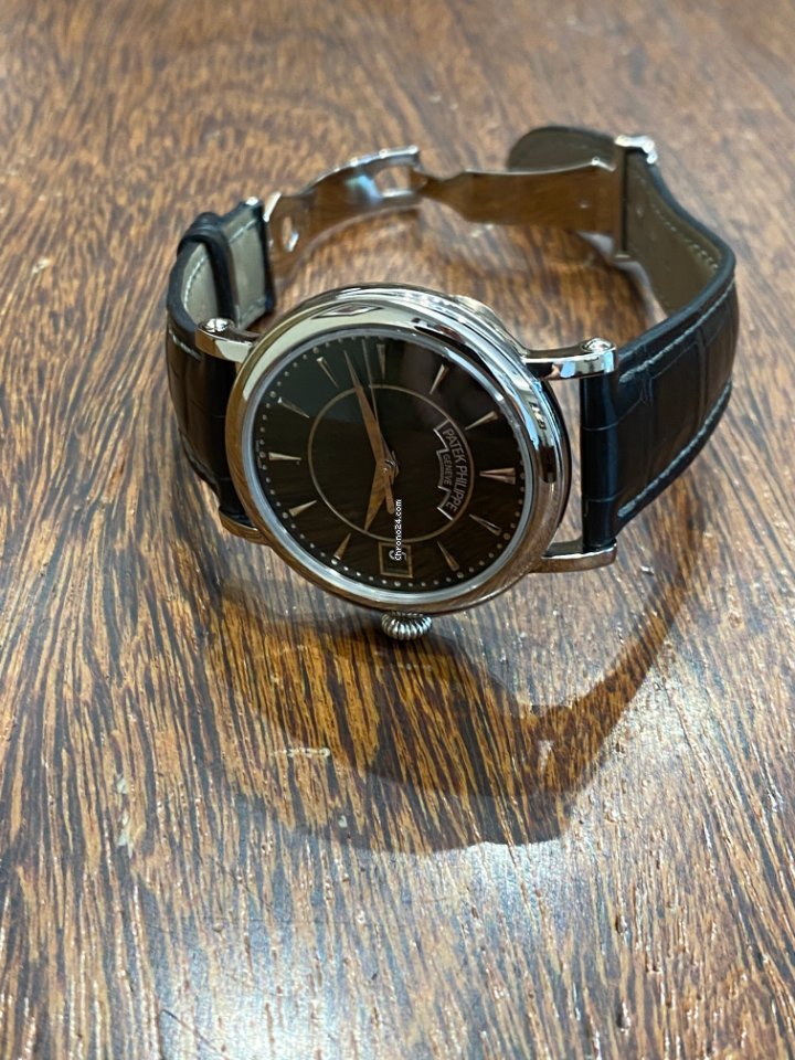 IMG_9081 Patek Philippe Calatrava Mens watch Unisex Automatic White gold 5153G-001 Replica 7