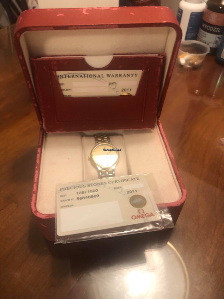 Omega De Ville Mens watch Unisex Quartz Steel 56999106 Replica 7