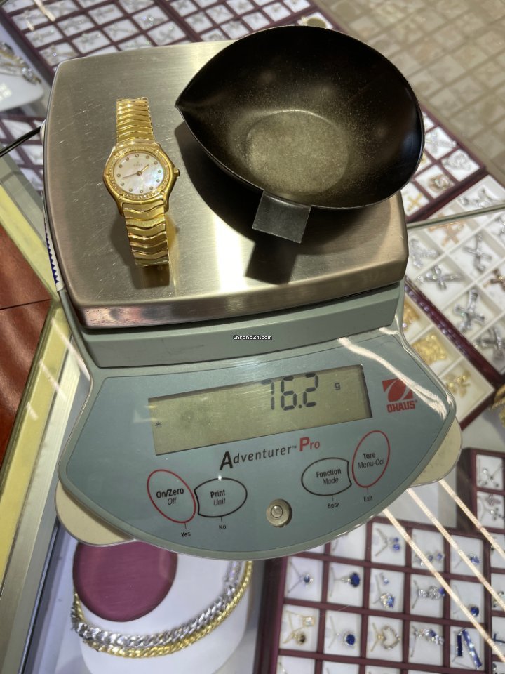 IMG_9081 Ebel Wave Womens watch Quartz Yellow gold 866901 Replica 7