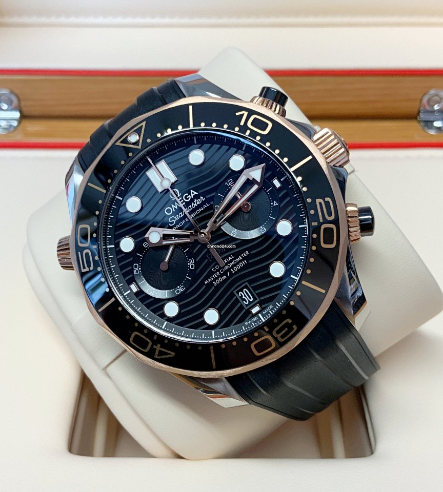 Omega Seamaster Mens watch Unisex Automatic Gold Steel 210.22.44.51.01.001 Replica 7