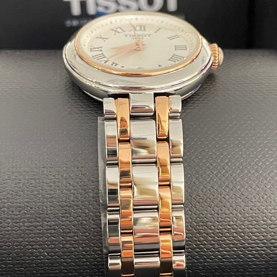 IMG_9081 Tissot Womens watch Quartz Gold Steel T126.010.22.013.01 Replica 7