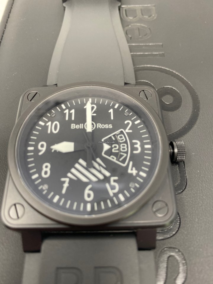 IMG_9081 Bell & Ross BR 01-96 Grande Date Mens watch Unisex Steel BR0196-ALTIMETER Replica 7