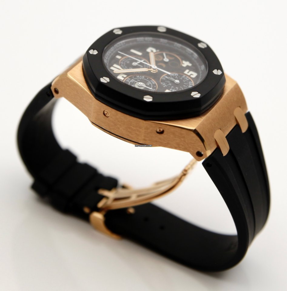 IMG_9081 Audemars Piguet Royal Oak Offshore Mens watch Unisex Automatic Rose gold 26262OK.00.D002CA.01 Replica 7