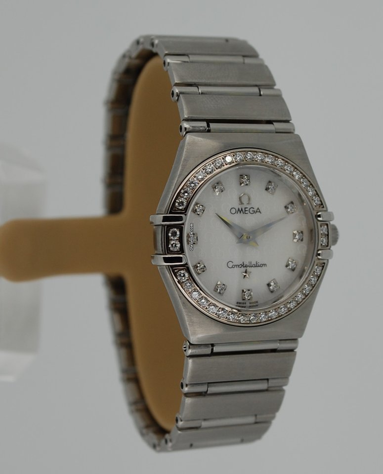 IMG_9081 Omega Constellation Womens watch Quartz Steel 14587500 Replica 7
