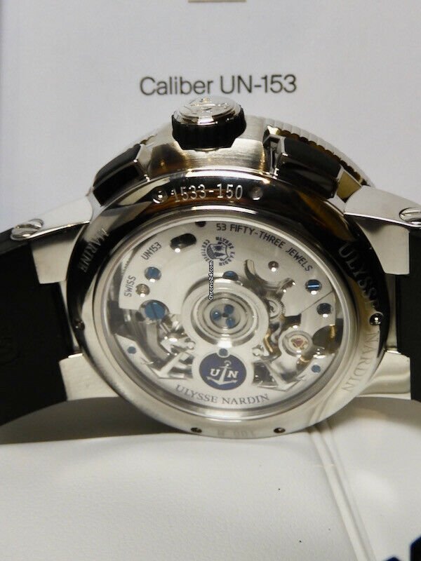 IMG_9081 Ulysse Nardin Marine Chronograph Automatic Steel 1533-150 40 Replica 7