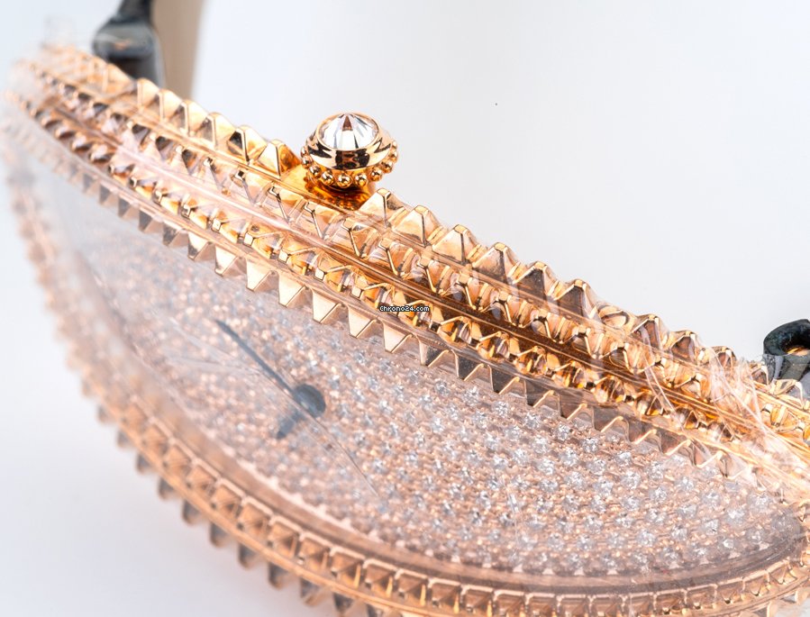 IMG_9081 Cartier Baignoire Womens watch Manual winding Rose gold WJBA0017 Replica 7