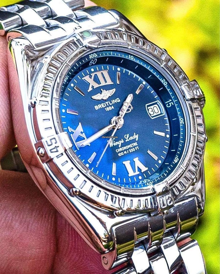 Breitling Wings Lady Womens watch Quartz Steel A67350 Replica 7
